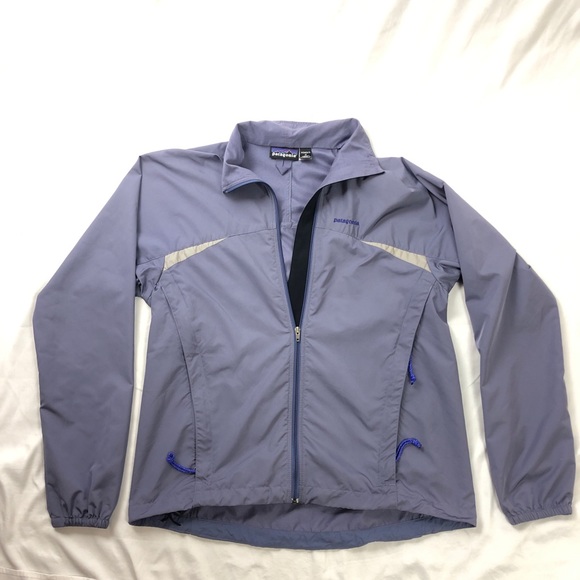 Women’s Patagonia Purple Windbreaker Jacket Medium - Picture 1 of 12